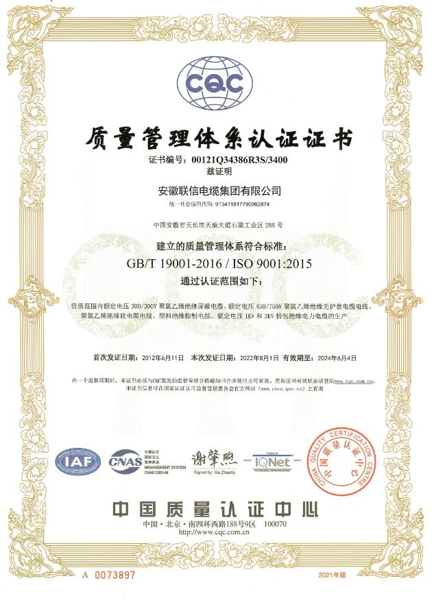 ISO9001（中文）